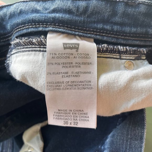 Levis Womens 30 Demi Curve Skinny Blue Denim Jeans Classic Rise Medium Wash - Picture 12 of 15